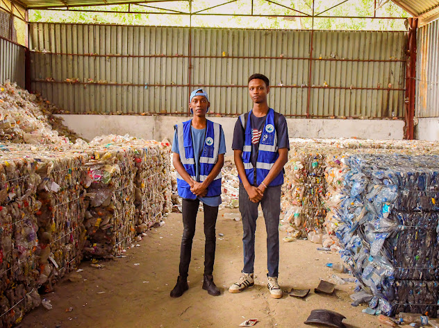 Shredding plastic